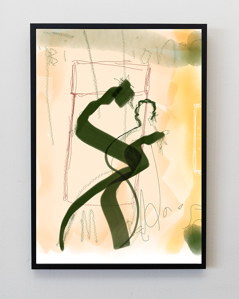 SLEEPING WITH SNAKES PRINT